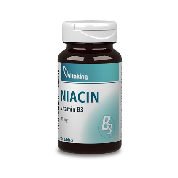 Vitaking Niacin (B3 vitamin) 10mg 100 tabletta.