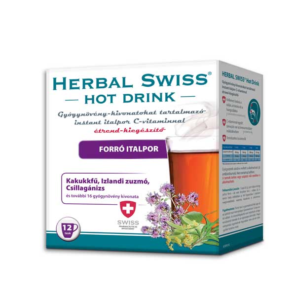 Herbal Swiss Hot Drink Instant italpor – 12db